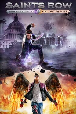 Capa do jogo Saints Row IV: Re-Elected & Gat out of Hell
